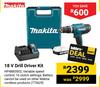 Makita 18V Drill Driver Kit 773629