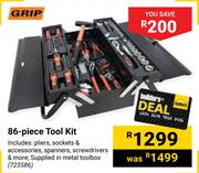 Grip 86-Piece Tool Kit 723586