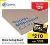 Gyproc Rhino Ceiling Board 7309