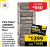 Pine Panel Standard Horizontal Door 850001506