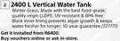 Jojo 2400Ltr Vertical Water Tank 727771