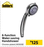 Builders 6 Function water Saving Hand Shower
