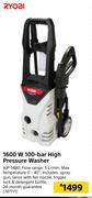 Ryobi 1600W 100 Bar High Pressure Washer