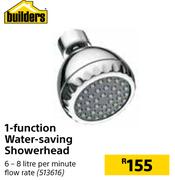 Builders 1 Function Water Saving Shower Head