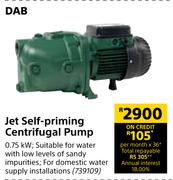DAB Jet Self Priming Centrifugal Pump