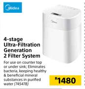 Midea 4 Stage Ultra Filtration Generation 2 Filter System