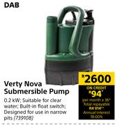 DAB Verty Nova Submersible Pump