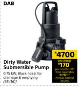 DAB Dirty Water Submersible Pump