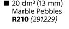 20 dm3 13mm Marble Pebbles