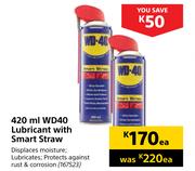 WD-40 Lubricant With Smart Straw-420ml Each