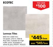 Ecotec Lennox Tiles-600mm x 600mm Per Box