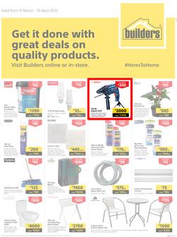 Builders Kitwe : Get It Done With Great Deals On Quality Products (21 March - 10 April 2023), page 1