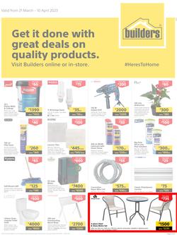Builders Kitwe : Get It Done With Great Deals On Quality Products (21 March - 10 April 2023), page 1