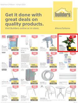 Builders Kitwe : Get It Done With Great Deals On Quality Products (21 March - 10 April 2023), page 1