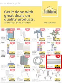 Builders Kitwe : Get It Done With Great Deals On Quality Products (21 March - 10 April 2023), page 1