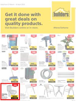 Builders Kitwe : Get It Done With Great Deals On Quality Products (21 March - 10 April 2023), page 1