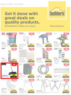 Builders Kitwe : Get It Done With Great Deals On Quality Products (21 March - 10 April 2023), page 1