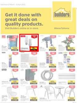 Builders Kitwe : Get It Done With Great Deals On Quality Products (21 March - 10 April 2023), page 1