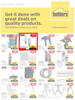Builders Kitwe : Get It Done With Great Deals On Quality Products (21 March - 10 April 2023), page 1