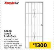 Xpanda DIY Econo Scroll Lock Gate-1.95m x 770mm