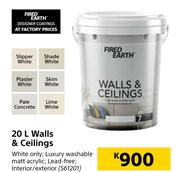 Fired Earth Walls & Ceilings-20L