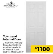 Swartland Townsend Internal Door 2m (h) x 813mm (w)