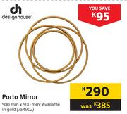Designhouse Porto Mirror 500mm x 500mm