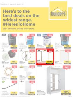 Builders Kitwe : Here's To The Best Deals On The Widest Range (22 March - 11 April 2022), page 1