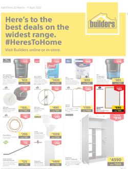 Builders Kitwe : Here's To The Best Deals On The Widest Range (22 March - 11 April 2022), page 1