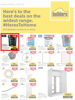 Builders Kitwe : Here's To The Best Deals On The Widest Range (22 March - 11 April 2022), page 1