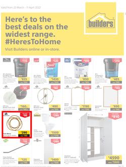 Builders Kitwe : Here's To The Best Deals On The Widest Range (22 March - 11 April 2022), page 1