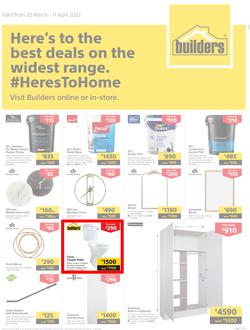 Builders Kitwe : Here's To The Best Deals On The Widest Range (22 March - 11 April 2022), page 1
