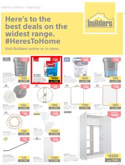 Builders Kitwe : Here's To The Best Deals On The Widest Range (22 March - 11 April 2022), page 1
