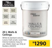 Fired Earth Walls & Ceilings-20Ltr