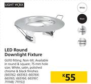 Light Worx LED Round Downlight Fixture
