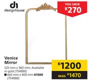 Designhouse Venice Mirror 665mm x 400mm