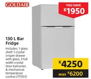 Goldair 130L Bar Fridge
