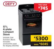 Defy 57L 4-Plate Compact Stove