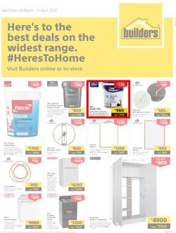 Builders Lusaka & Makeni : Here's To The Best Deals On The Widest Range (22 March - 11 April 2022), page 1