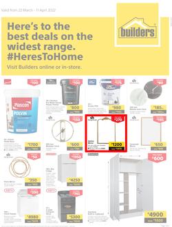 Builders Lusaka & Makeni : Here's To The Best Deals On The Widest Range (22 March - 11 April 2022), page 1