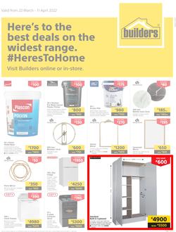 Builders Lusaka & Makeni : Here's To The Best Deals On The Widest Range (22 March - 11 April 2022), page 1