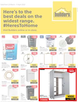 Builders Lusaka & Makeni : Here's To The Best Deals On The Widest Range (22 March - 11 April 2022), page 1