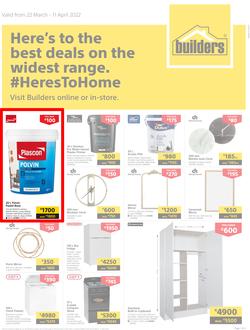Builders Lusaka & Makeni : Here's To The Best Deals On The Widest Range (22 March - 11 April 2022), page 1