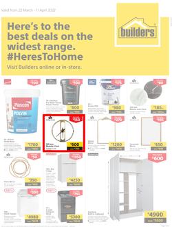 Builders Lusaka & Makeni : Here's To The Best Deals On The Widest Range (22 March - 11 April 2022), page 1