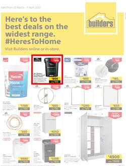 Builders Lusaka & Makeni : Here's To The Best Deals On The Widest Range (22 March - 11 April 2022), page 1
