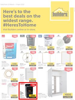 Builders Lusaka & Makeni : Here's To The Best Deals On The Widest Range (22 March - 11 April 2022), page 1