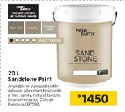 Fired Earth 20L Sandstone Paint