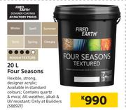 Fired Earth 20L Four Seasons