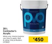 20L Contractor's Acrylic