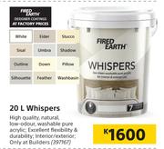 Fired Earth 20L Whispers